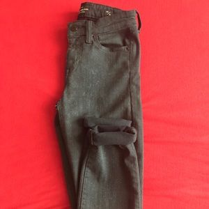 Lucky Brand “Black Glitter” Ava Skinny Jeans